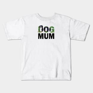 DOG MUM - Bernese oil painting word art Kids T-Shirt